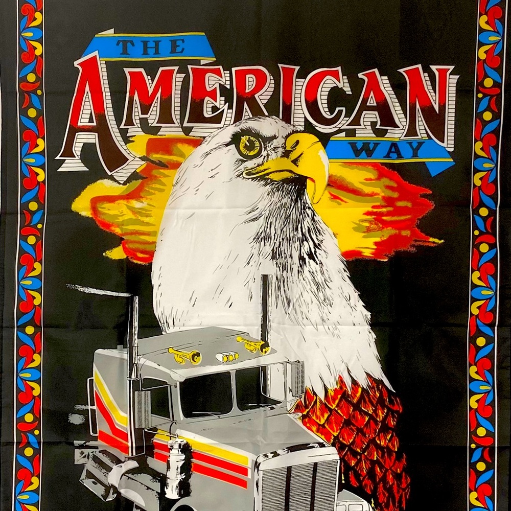 Collectible 3’x5’ The All American Trucker Flag